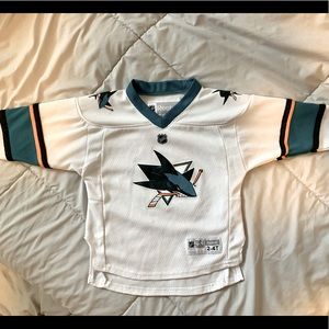 San Jose Sharks Hockey Jersey 2-4T Reebok